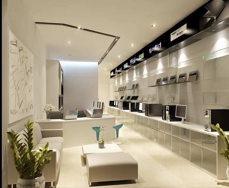 thi công nội thất showroom Pendecor