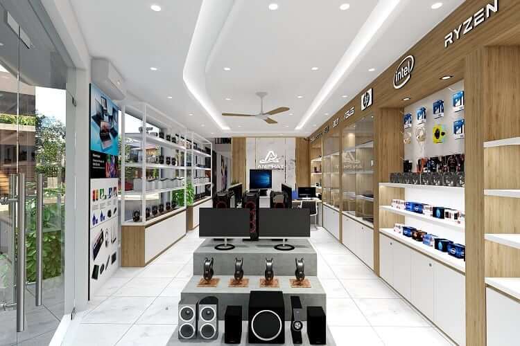 thiết kế nội thất showroom Pendecor