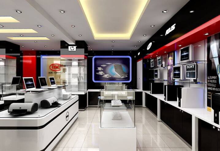 mẫu thiết kế showroom Pendecor