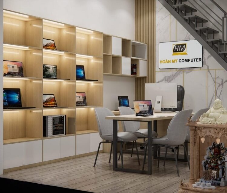 nguyên lý thiết kế showroom Pendecor