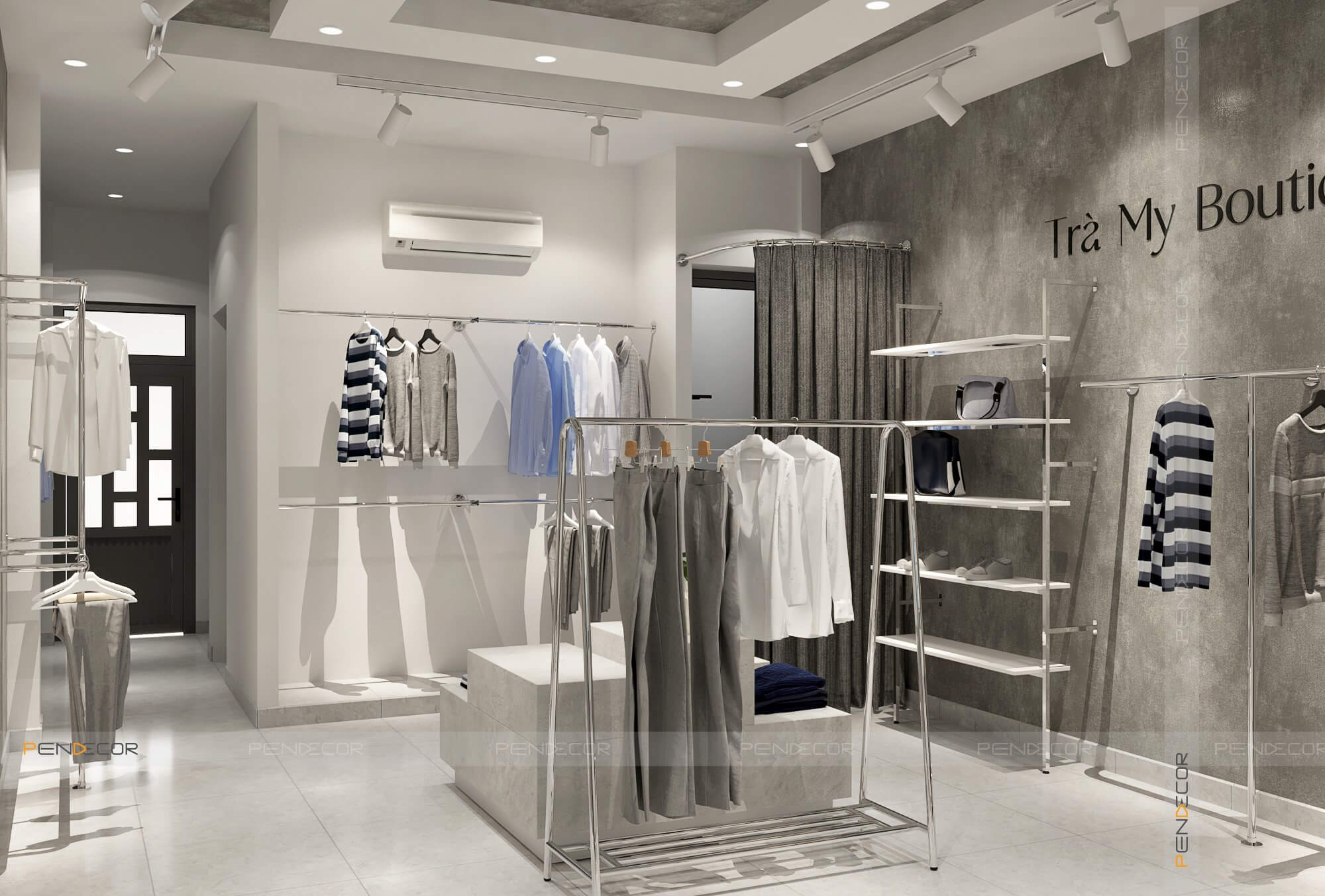 Thiết Kế Shop Thời Trang Nữ Trà My Boutique