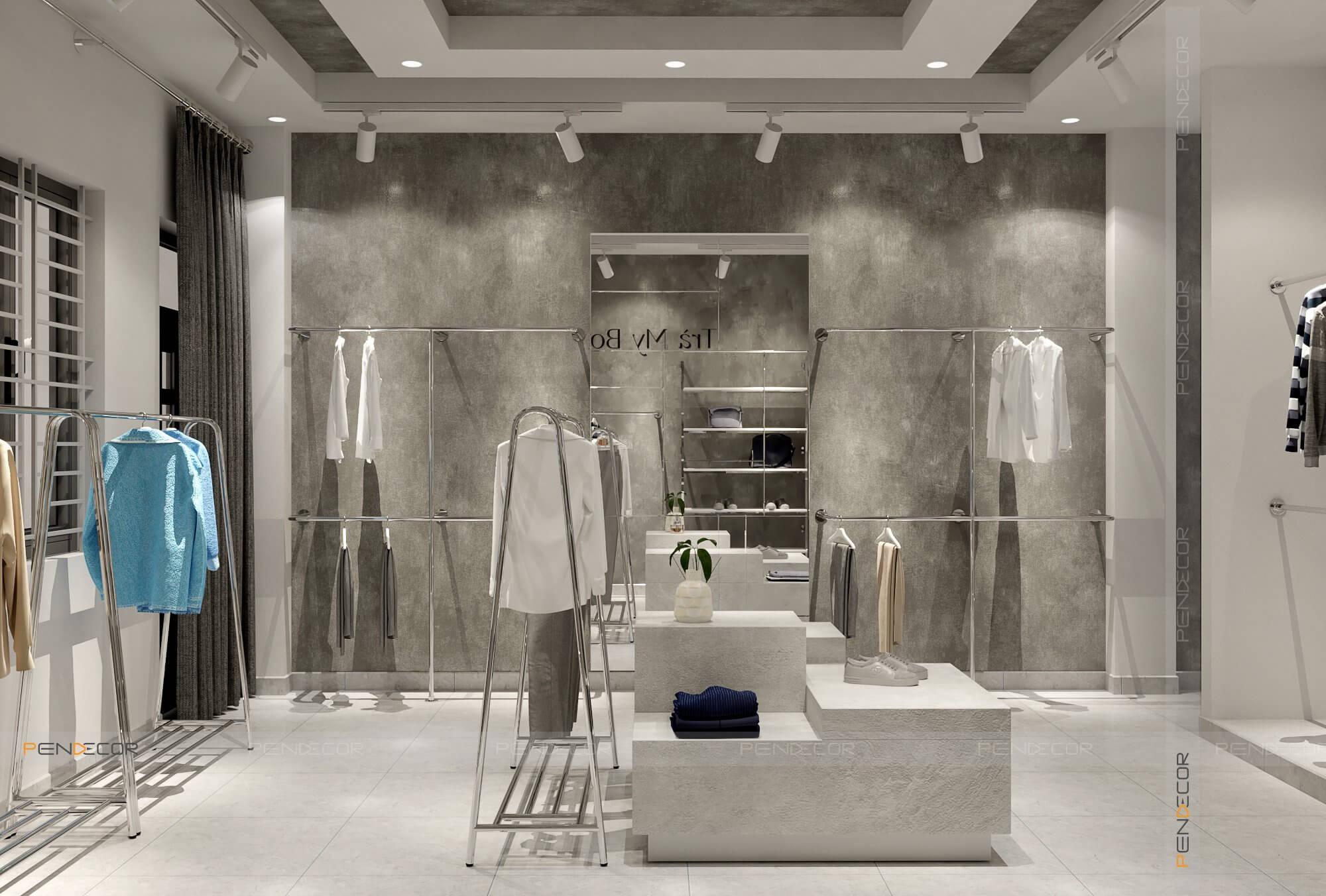 Thiết Kế Shop Thời Trang Nữ Trà My Boutique