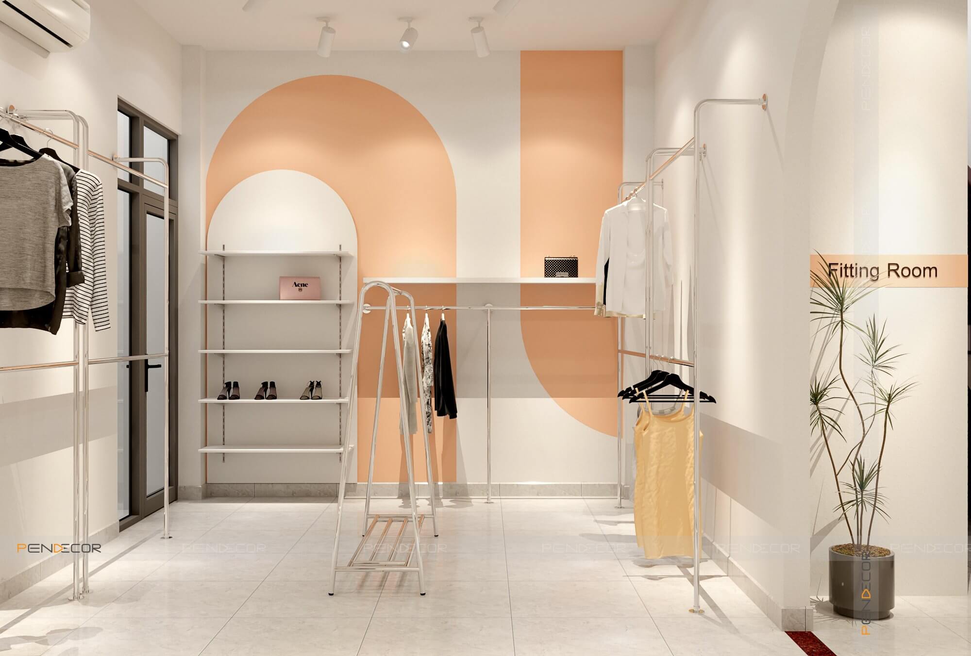 Thiết Kế Shop Thời Trang Nữ Trà My Boutique