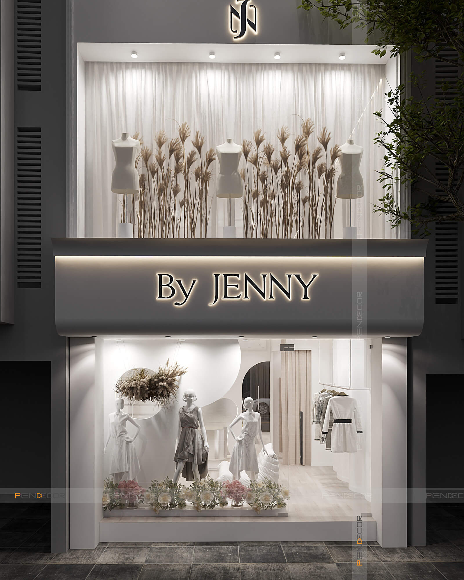 Thiết Kế Shop Thời Trang Nữ Jenny