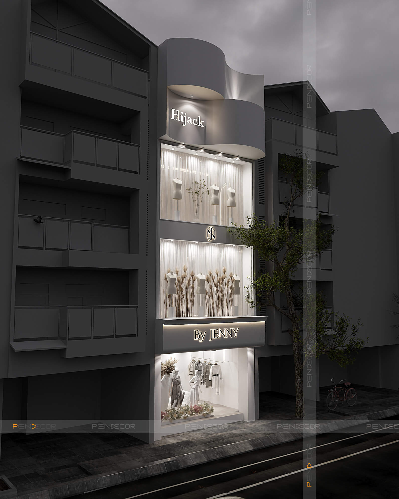 Thiết Kế Shop Thời Trang Nữ Jenny