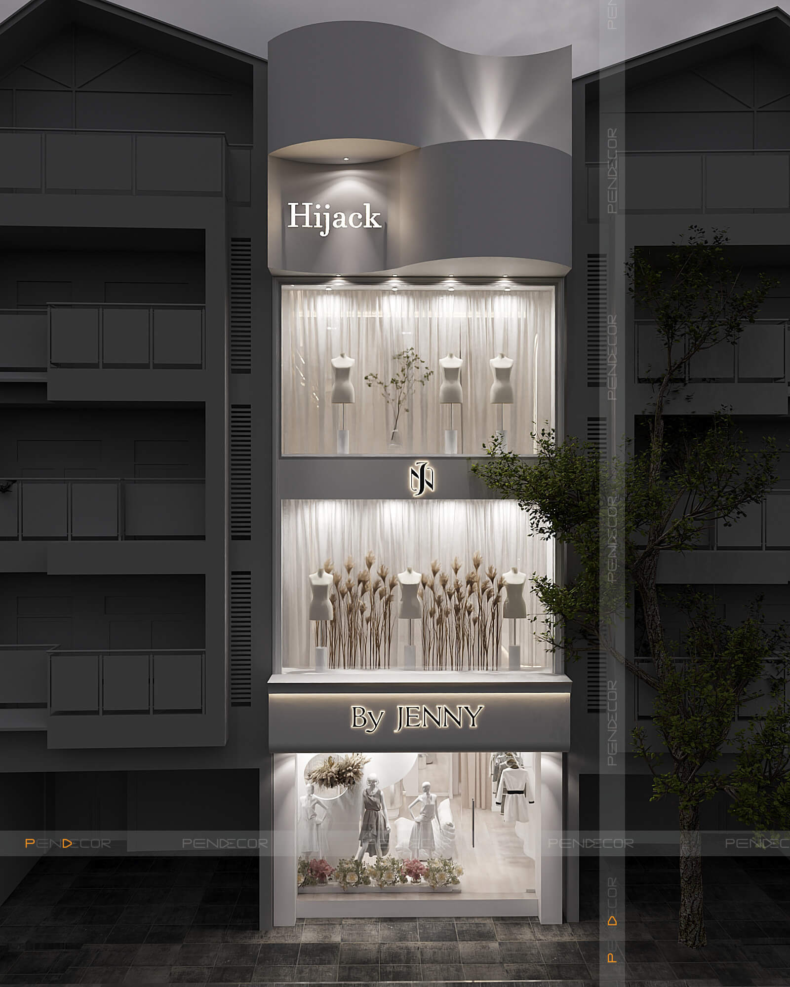 Thiết Kế Shop Thời Trang Nữ Jenny