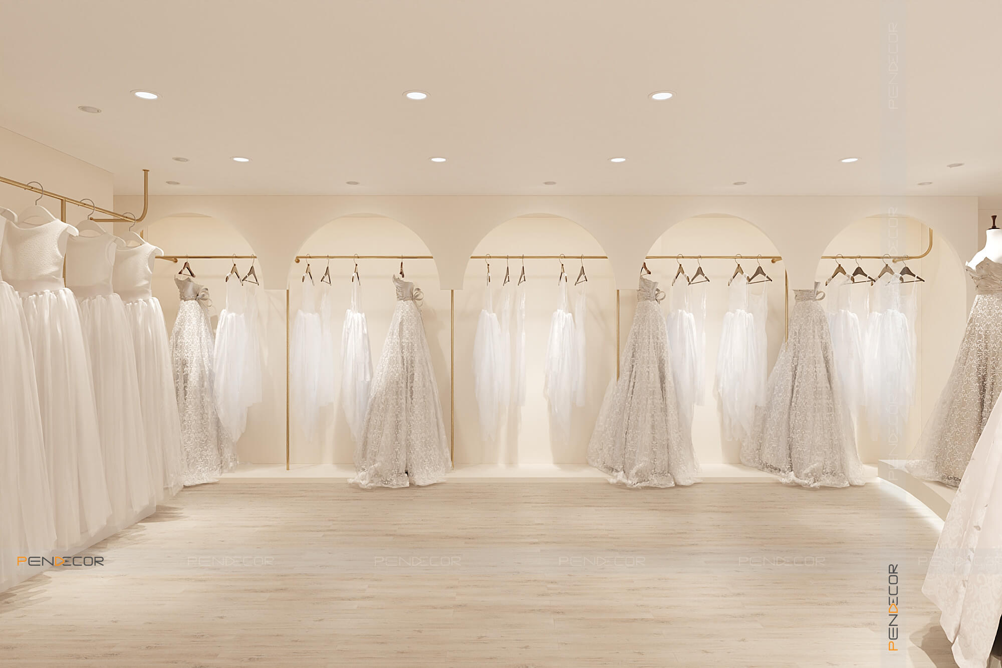 Thiết Kế Showroom Áo Cưới Ngọc Hoà