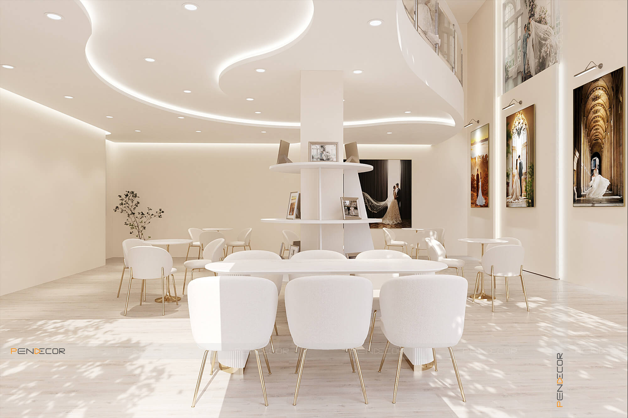 Thiết Kế Showroom Áo Cưới Ngọc Hoà