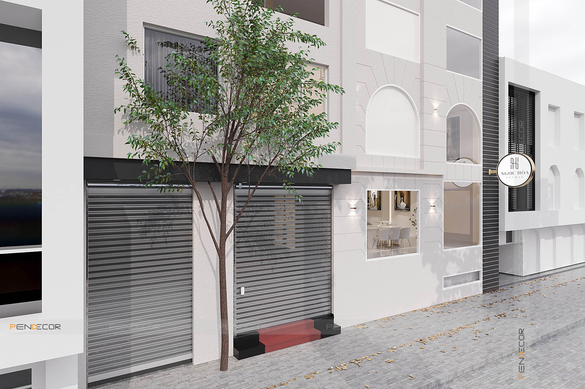 Thiết Kế Showroom Áo Cưới Ngọc Hoà