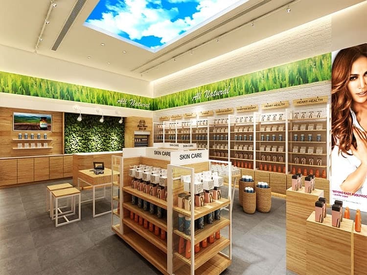 thiết kế cửa hàng thực phẩm