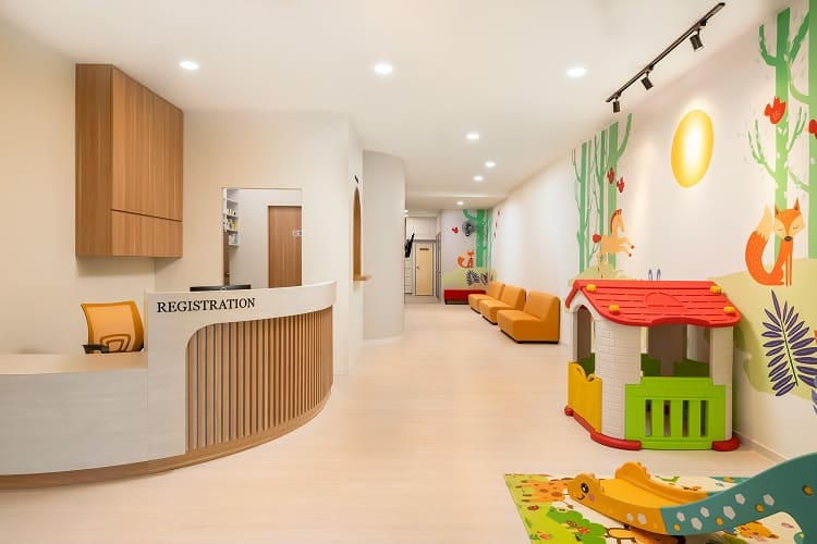 cách bố trí phòng khám nha khoa Pendecor