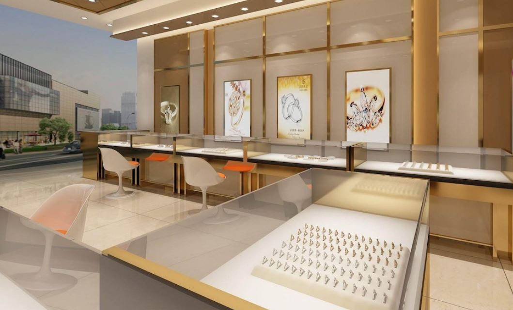 thiết kế tiệm vàng