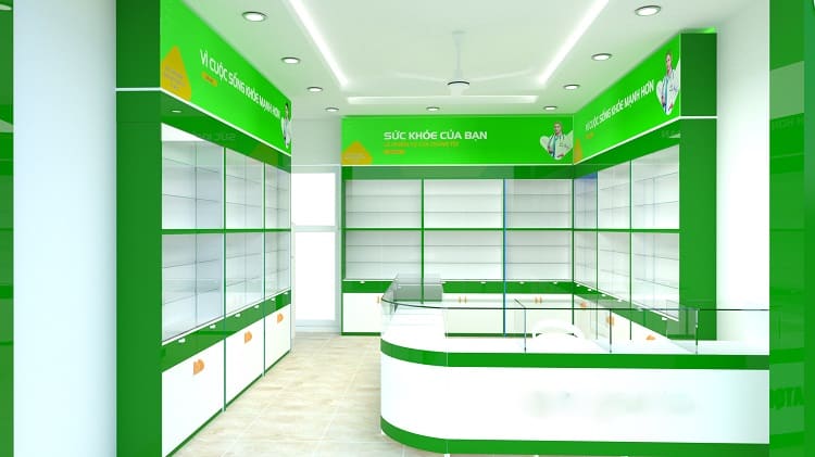 bản vẽ thiết kế nhà thuốc Pendecor