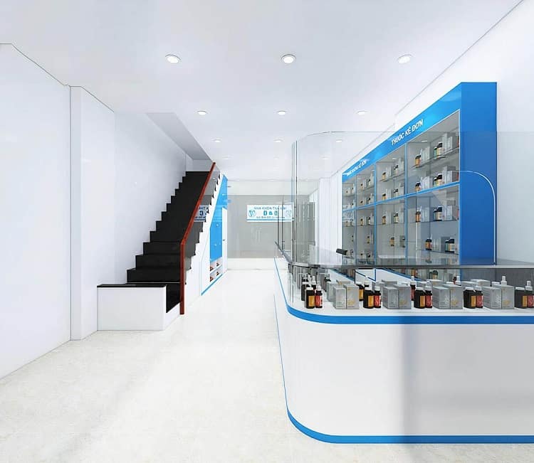 mau nha thuoc dep Pendecor