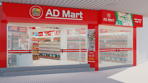 thiet ke sieu thi Pendecor