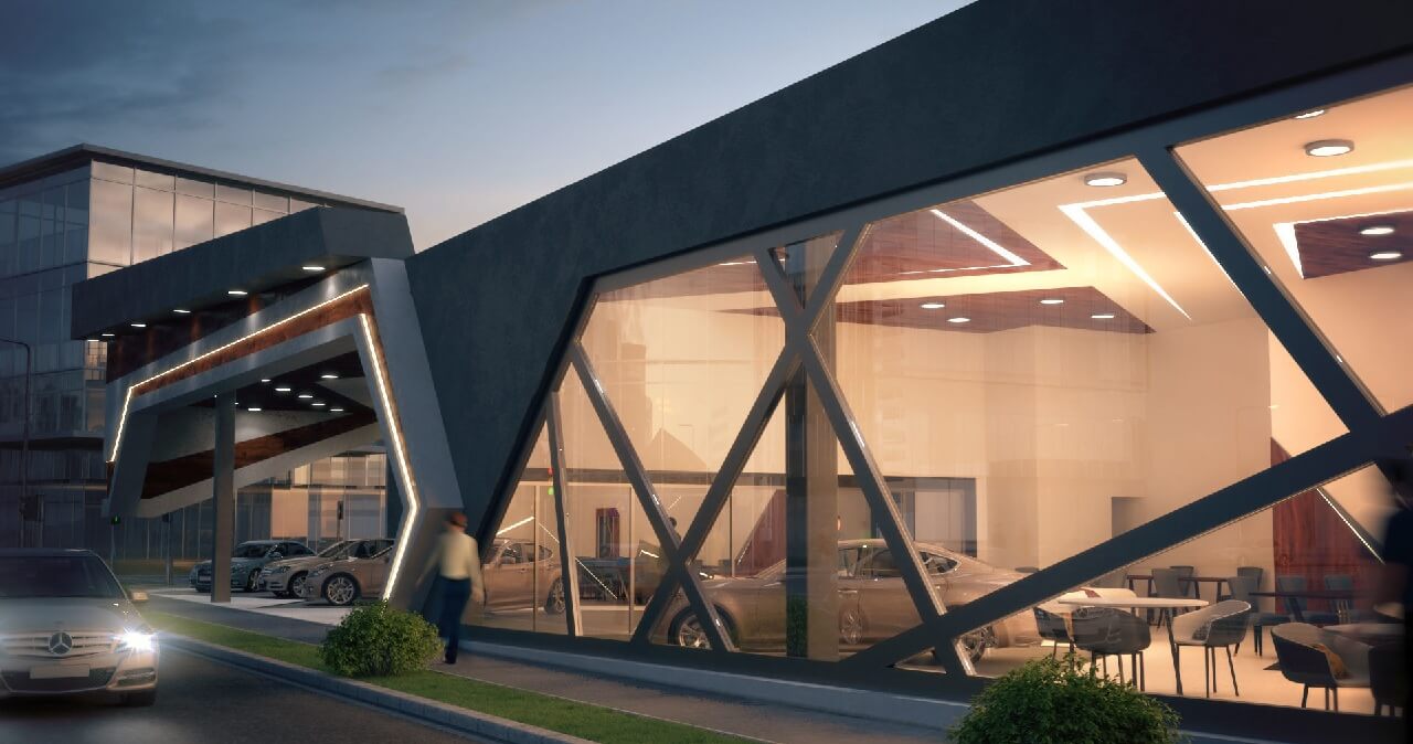 thiết kế thi công showroom