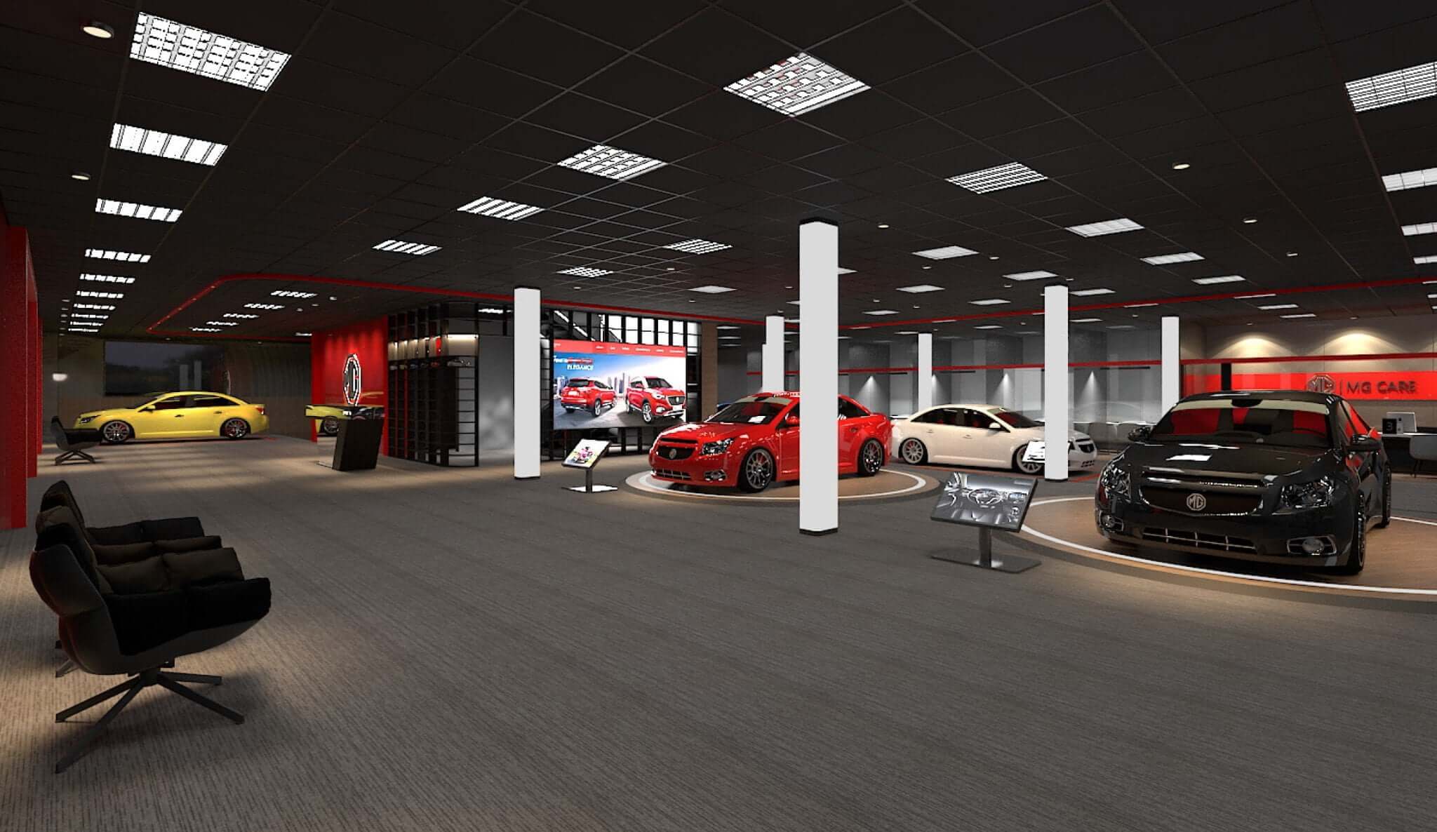 báo giá thiết kế showroom