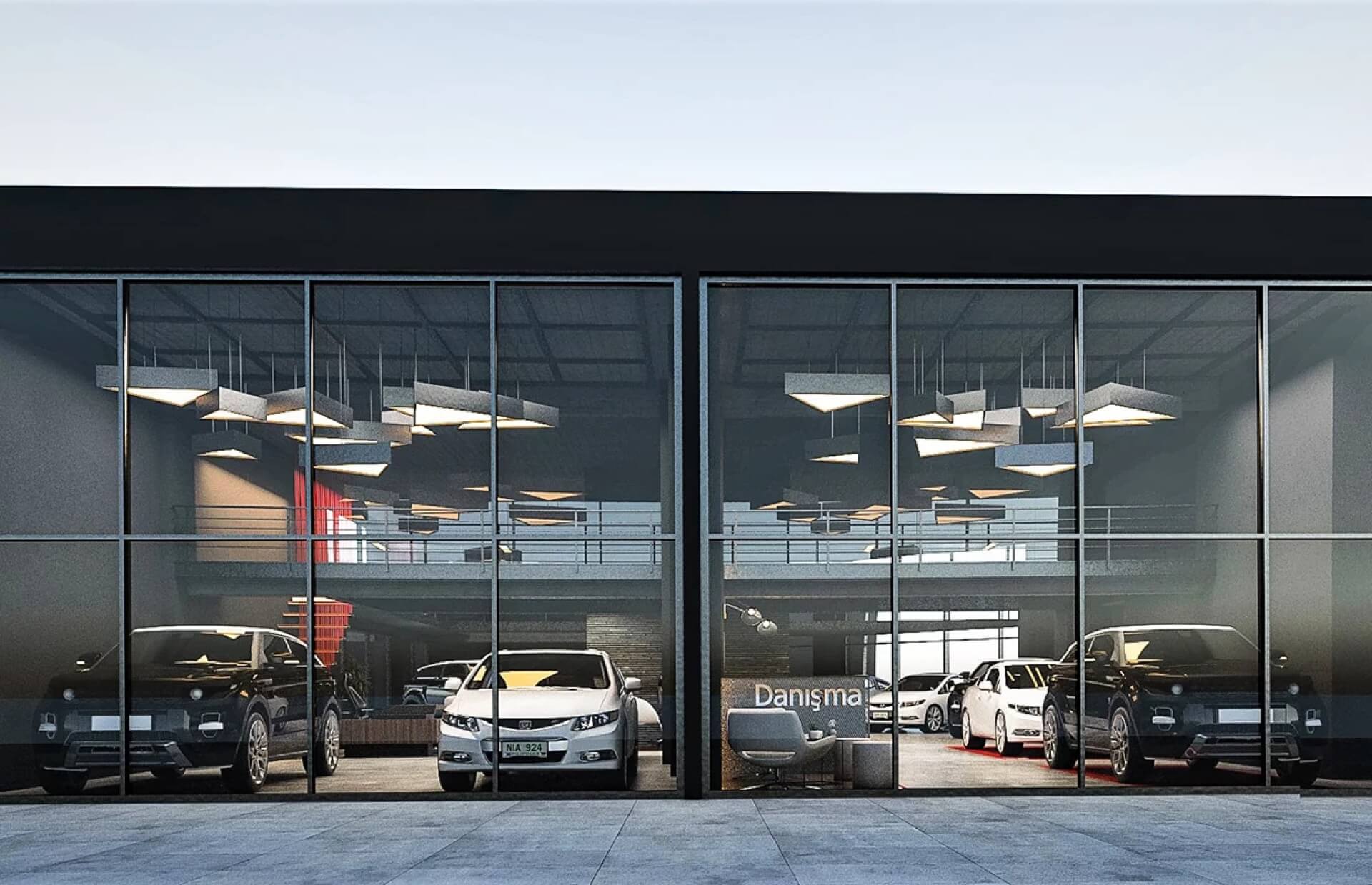 chi phí thiết kế showroom