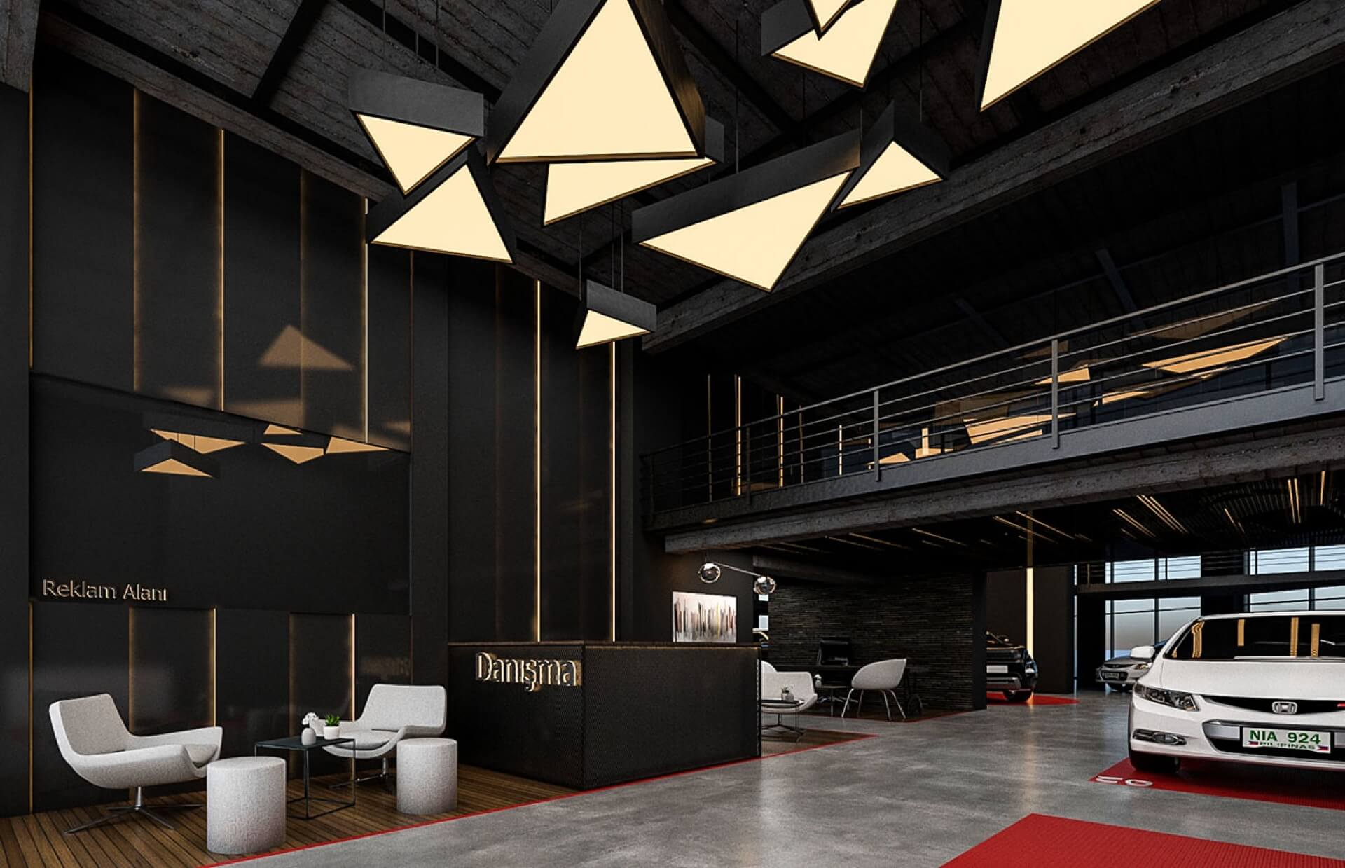 thiết kế showroom nội thất Pendecor