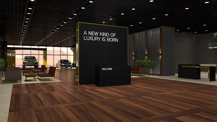 báo giá thi công showroom Pendecor