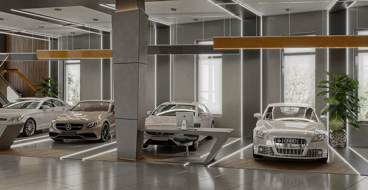 báo giá thiết kế showroom Pendecor