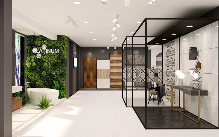 giá thiết kế showroom Pendecor