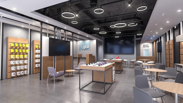 thiết kế thi công showroom Pendecor