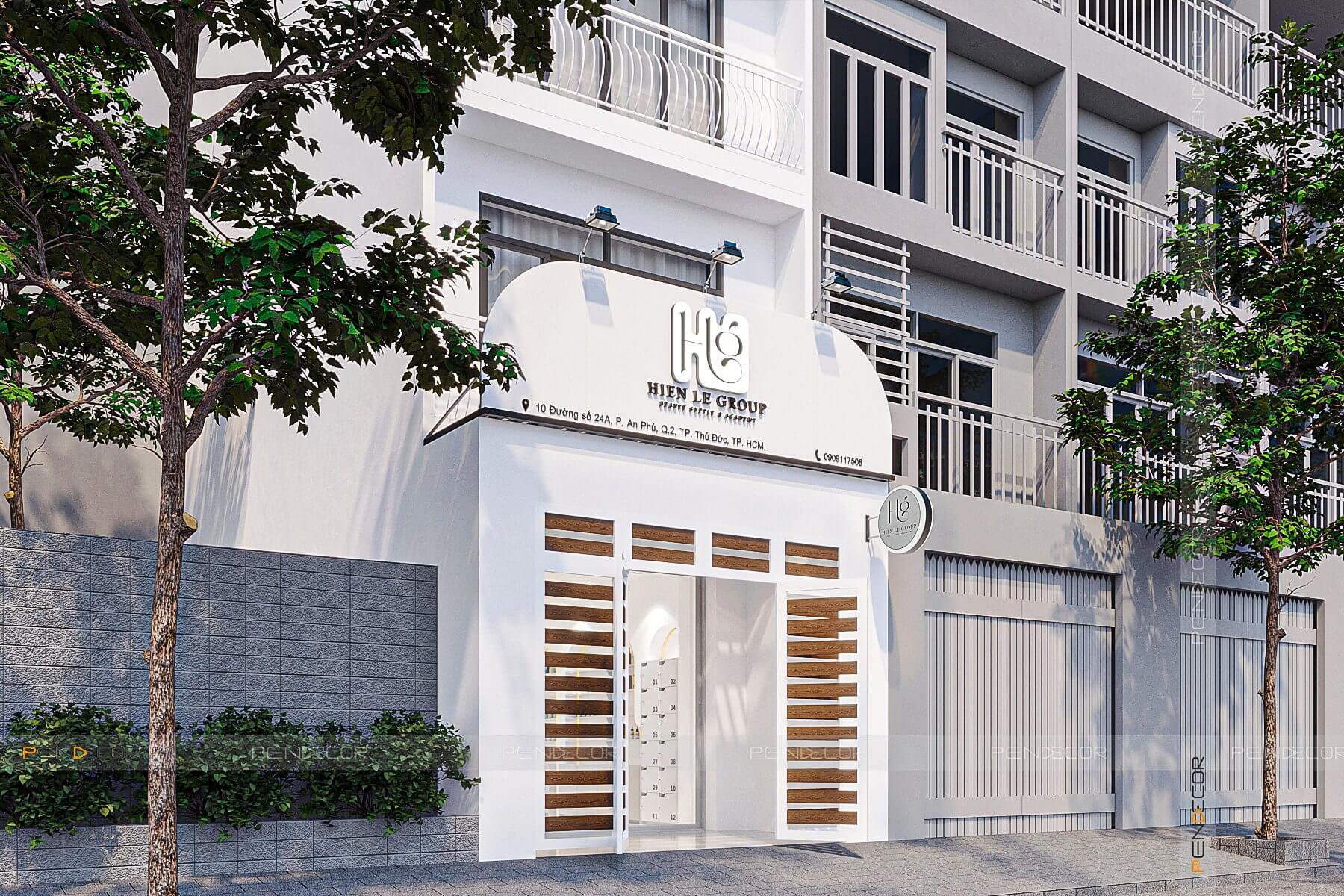 Thiết Kế Shop Mỹ Phẩm Hien Le Group