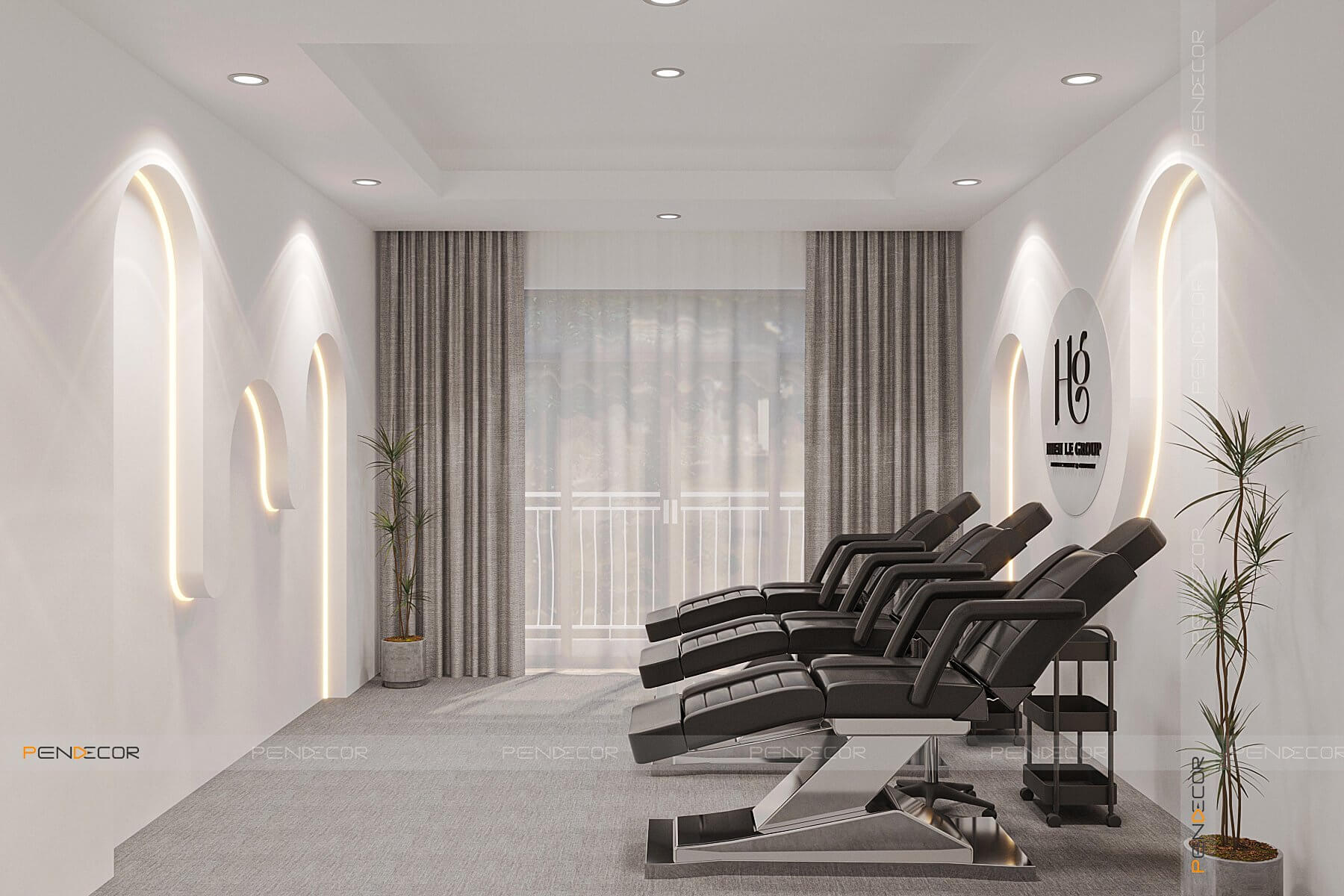 Thiết Kế Shop Mỹ Phẩm Hien Le Group