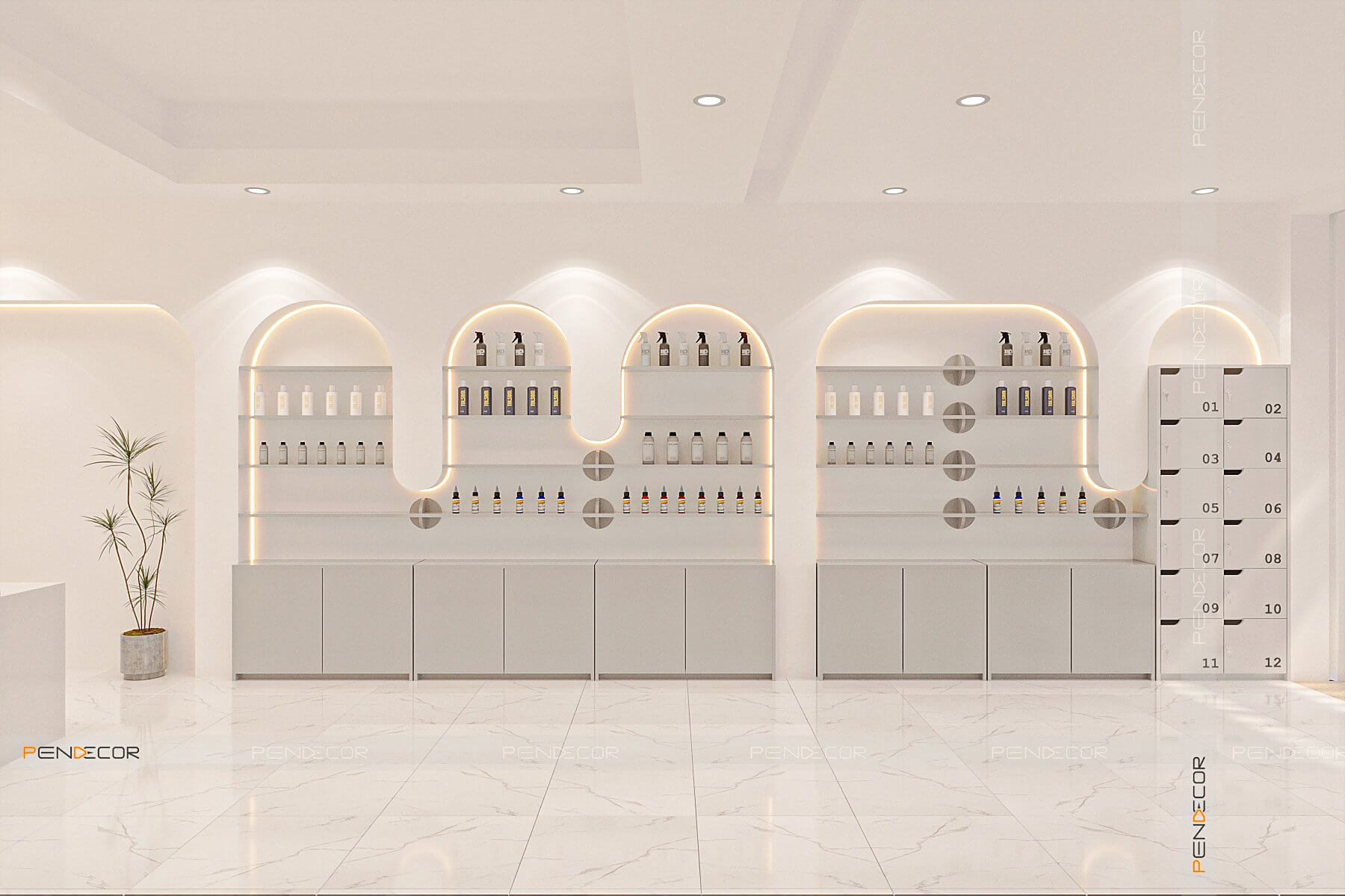 Thiết Kế Shop Mỹ Phẩm Hien Le Group