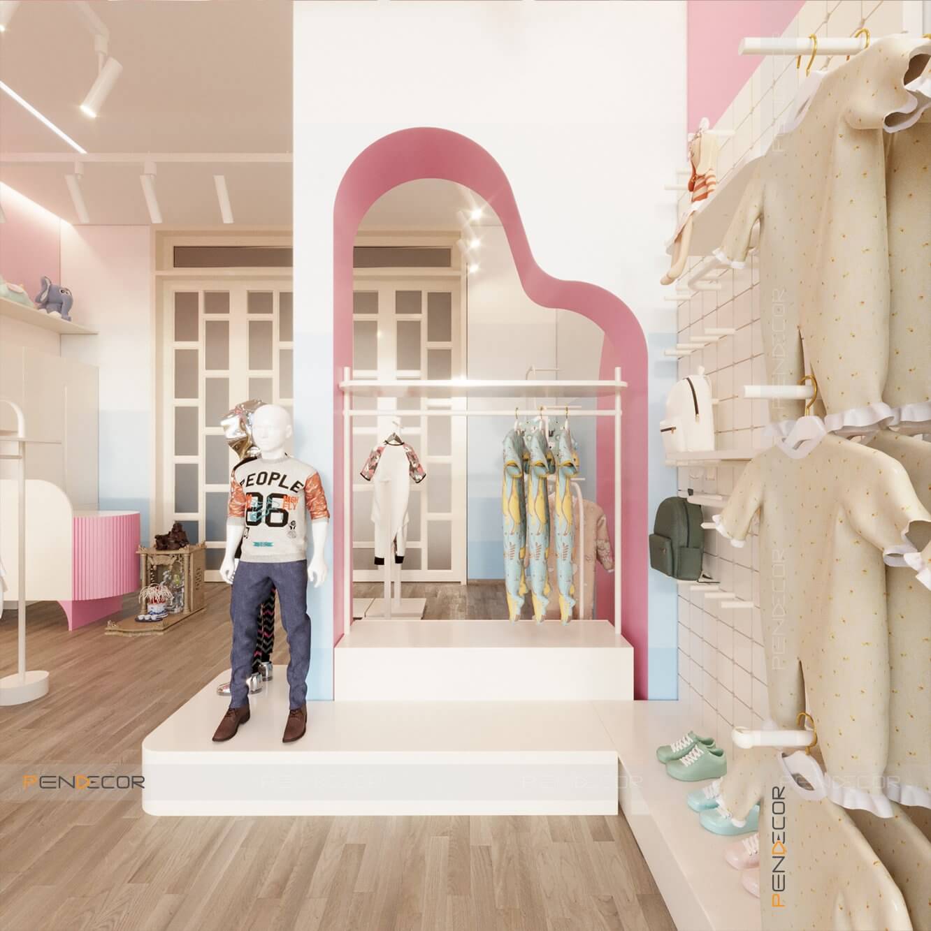 Thiết Kế Shop Thời Trang Trẻ Em Sam's House