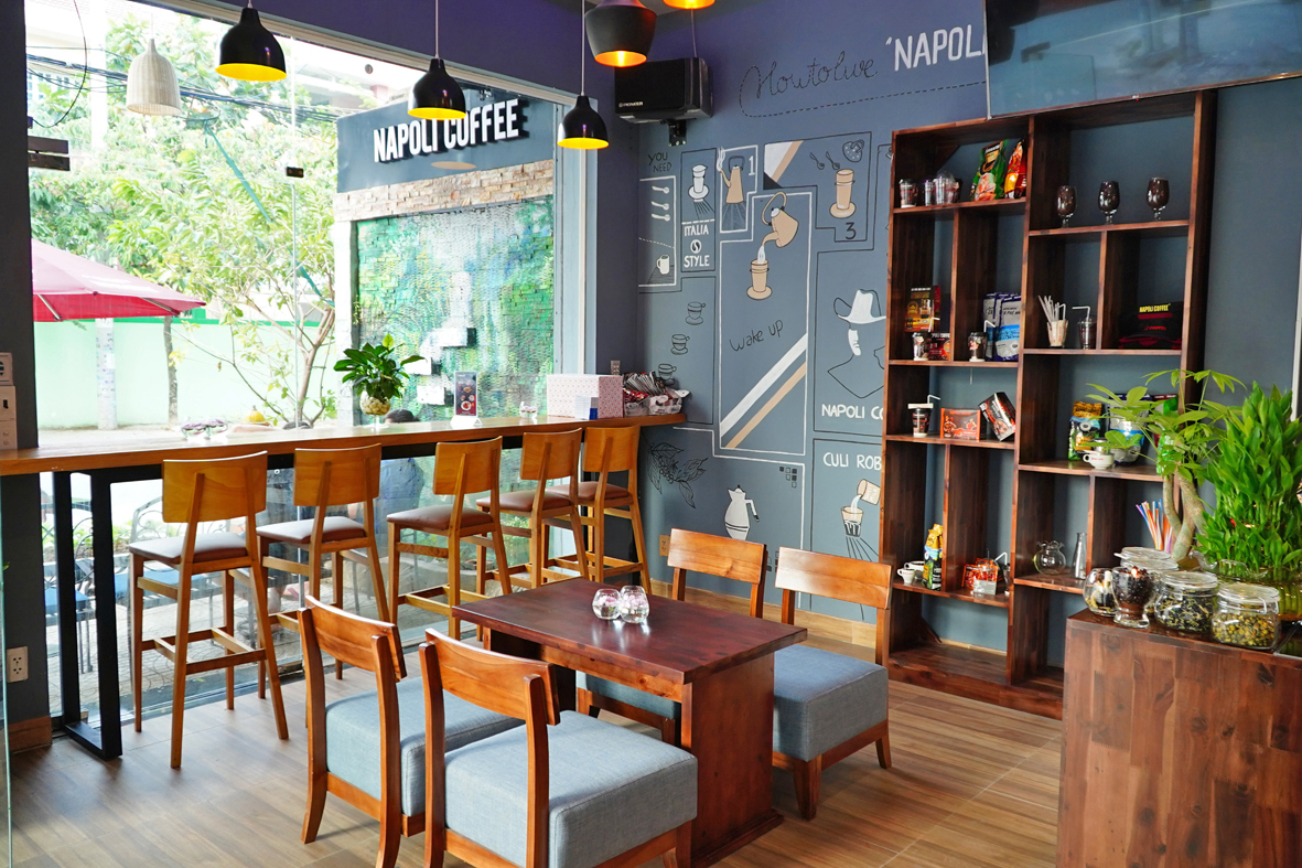 trang trí quán cafe cóc Pendecor