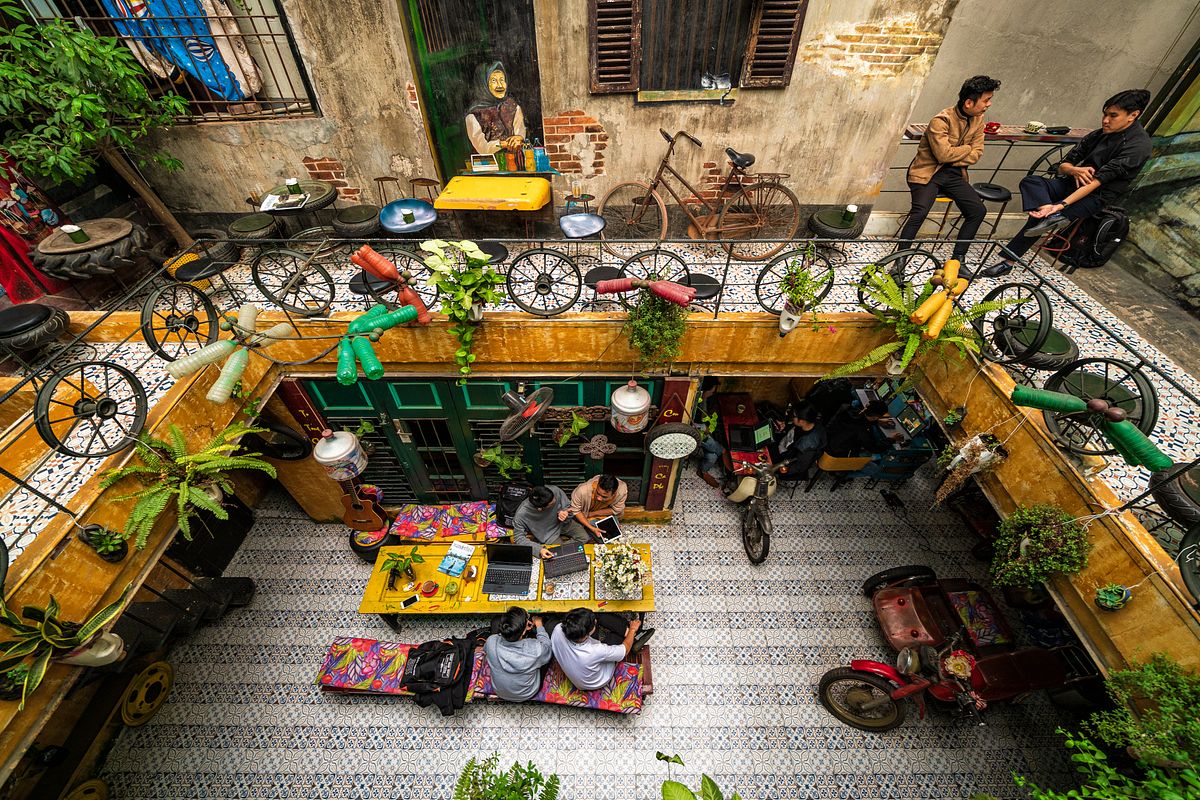 cách trang trí quán cafe cóc Pendecor