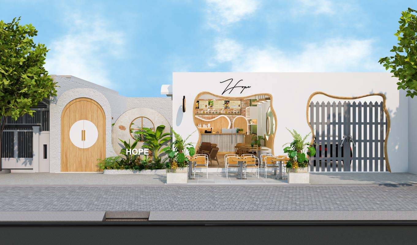 thi công quán cà phê Pendecor