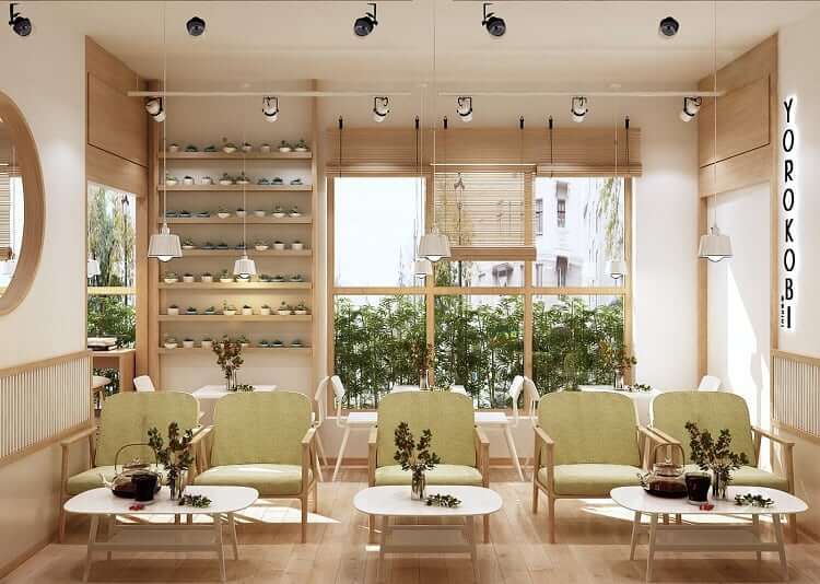 thiết kế quán cafe hiện đại Pendecor