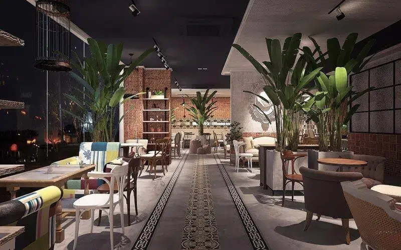 thiết kế quán cafe đẹp Pendecor