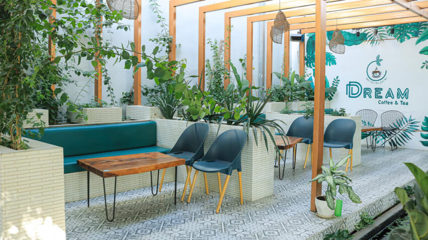thiết kế thi công quán cafe nhỏ Pendecor