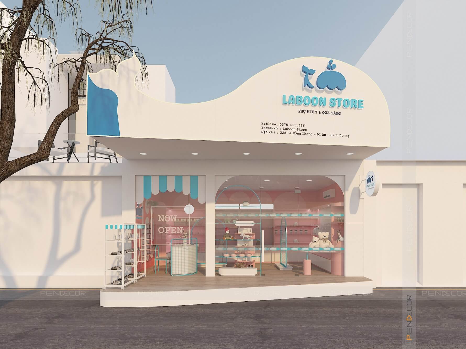 Thiết Kế Shop Phụ Kiện Laboon Store