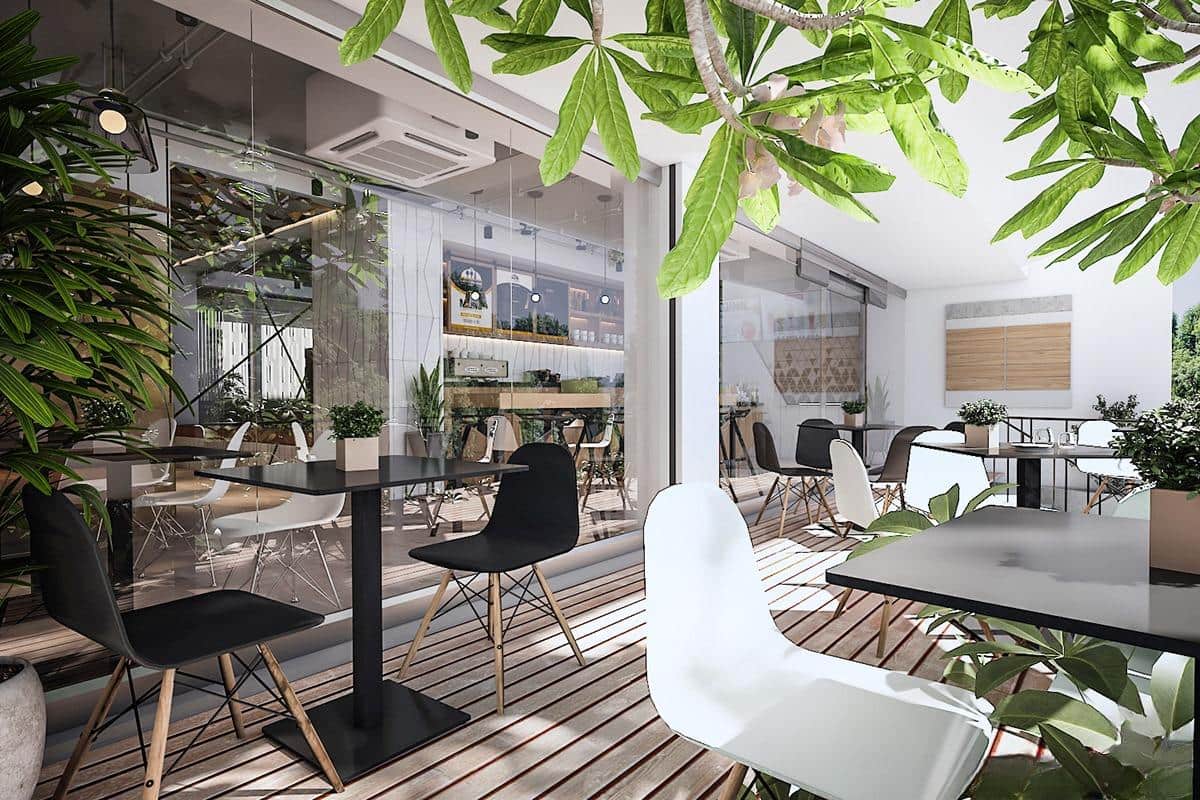 mẫu quán cafe đẹp Pendecor