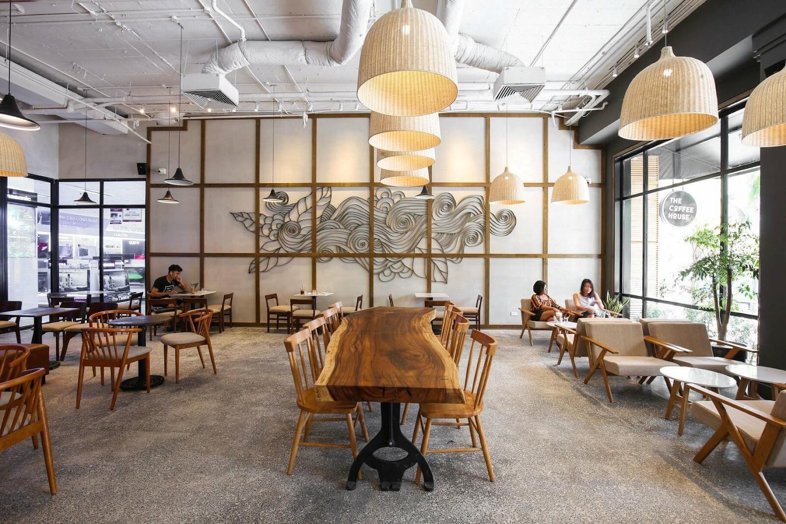 giá thiết kế quán cà phê Pendecor