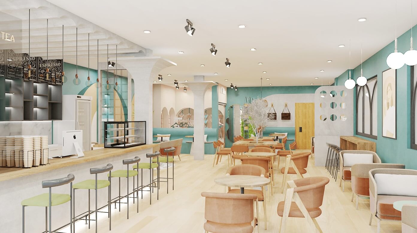 thi công quán cafe Pendecor