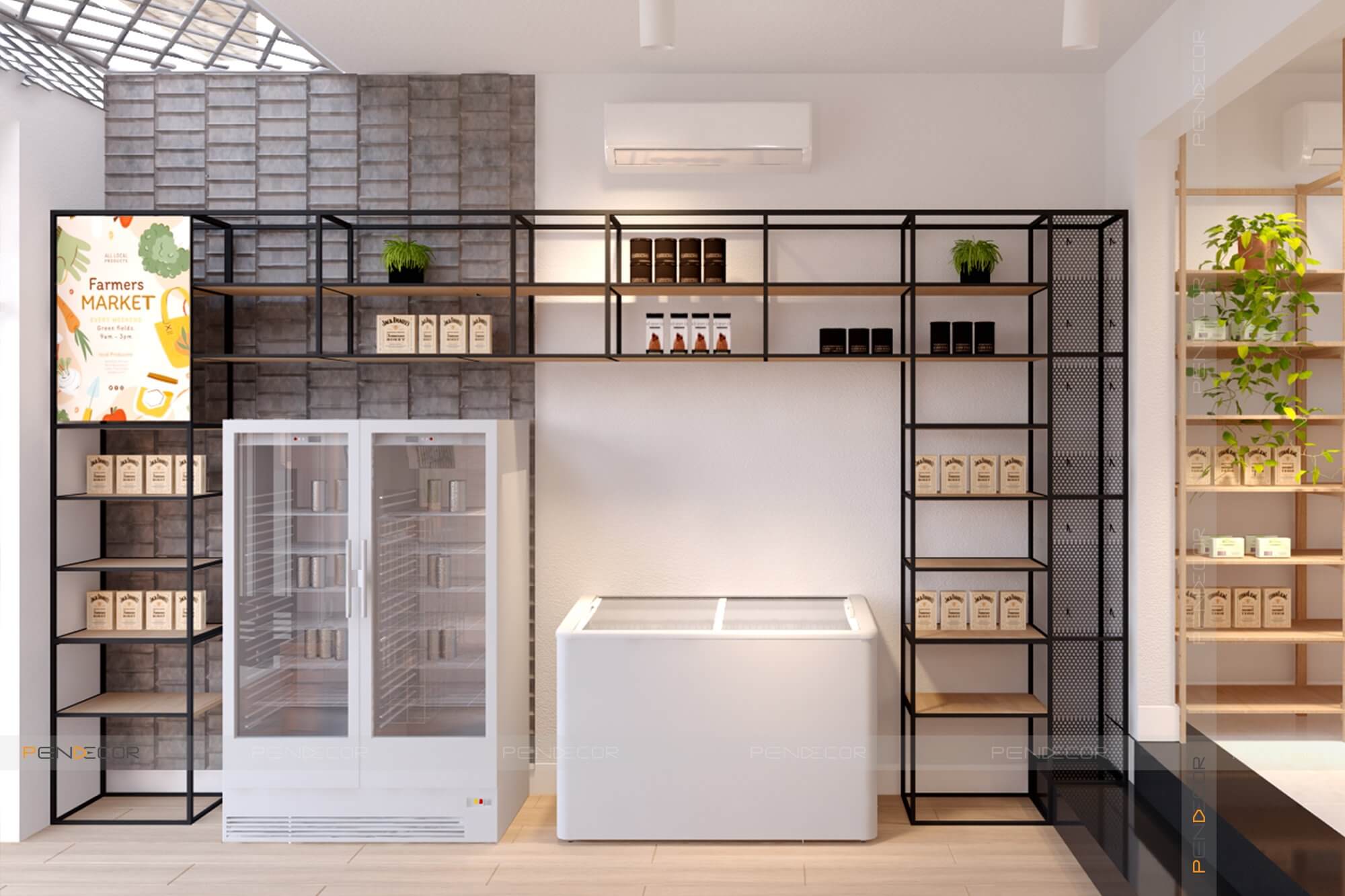 Thiết Kế Siêu Thị Mini NO9