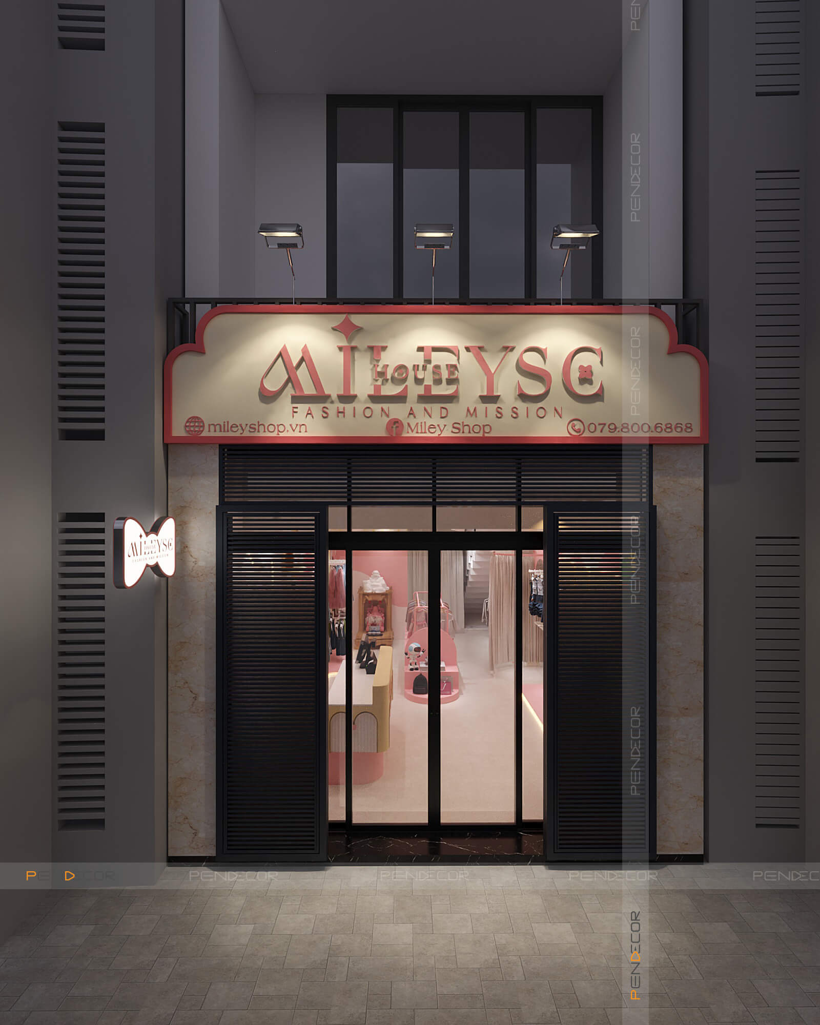 Thiết Kế Shop Quần Áo Nữ MileySC