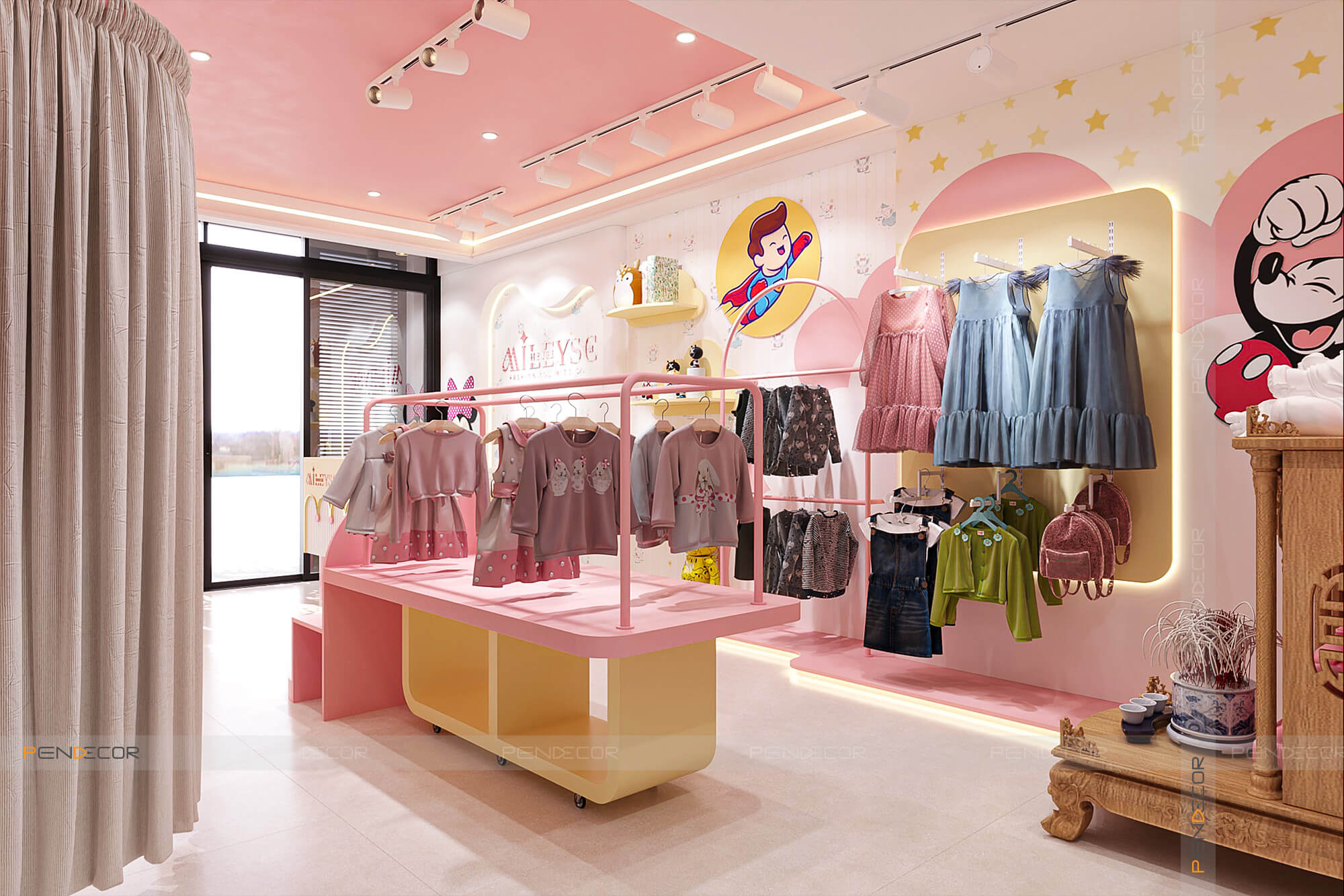 Thiết Kế Shop Quần Áo Nữ MileySC