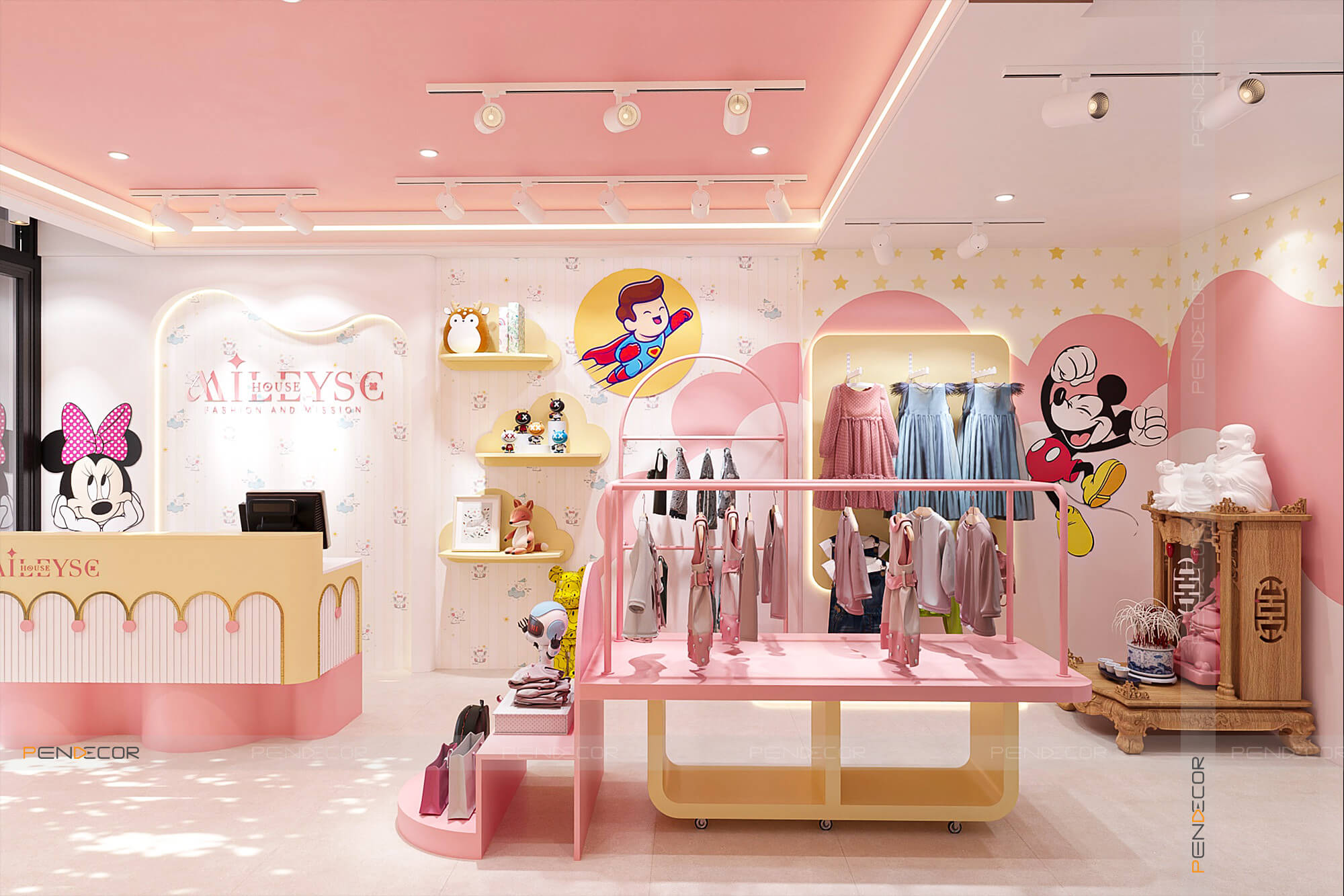 Thiết Kế Shop Quần Áo Nữ MileySC