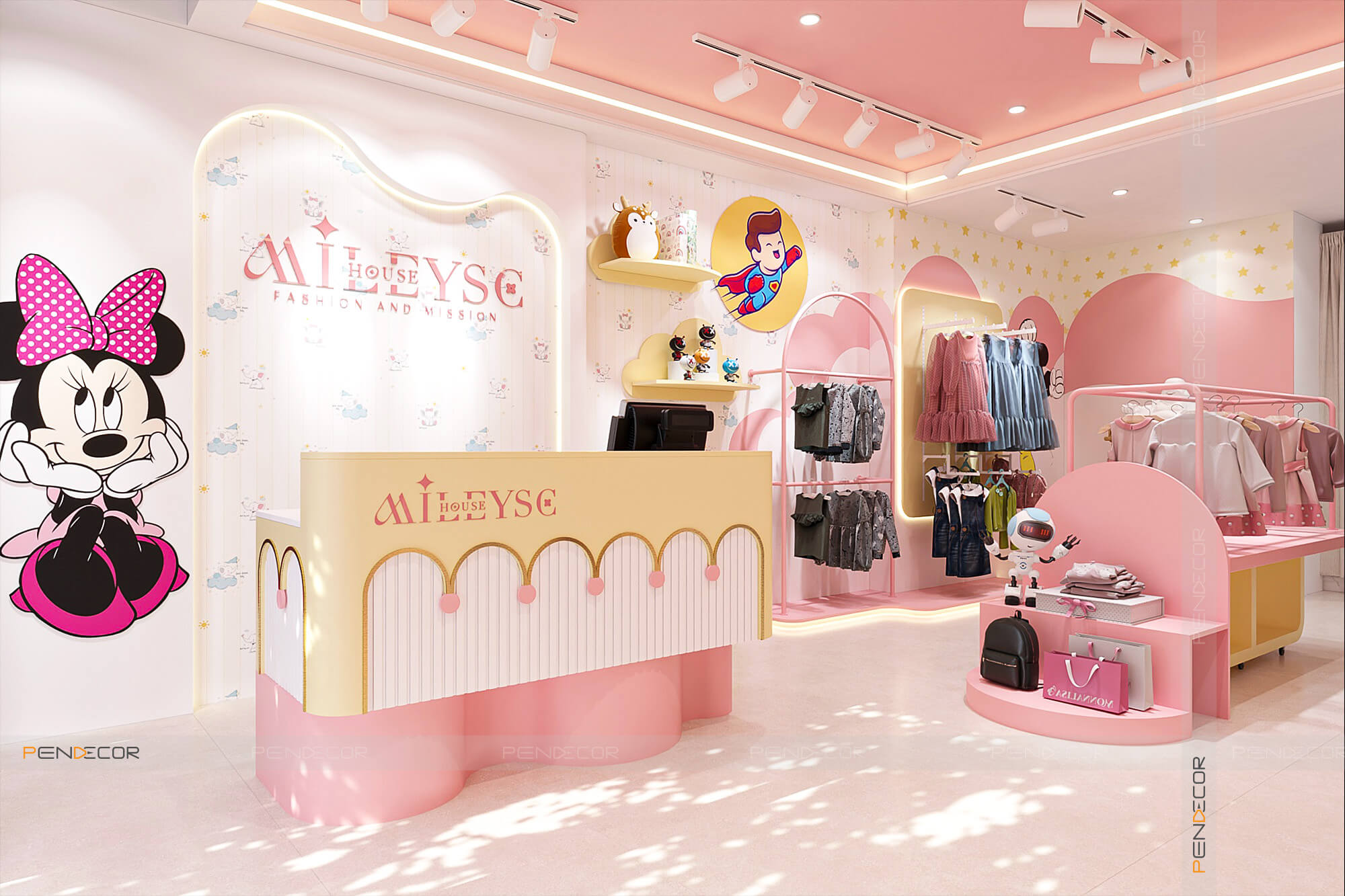 Thiết Kế Shop Quần Áo Nữ MileySC