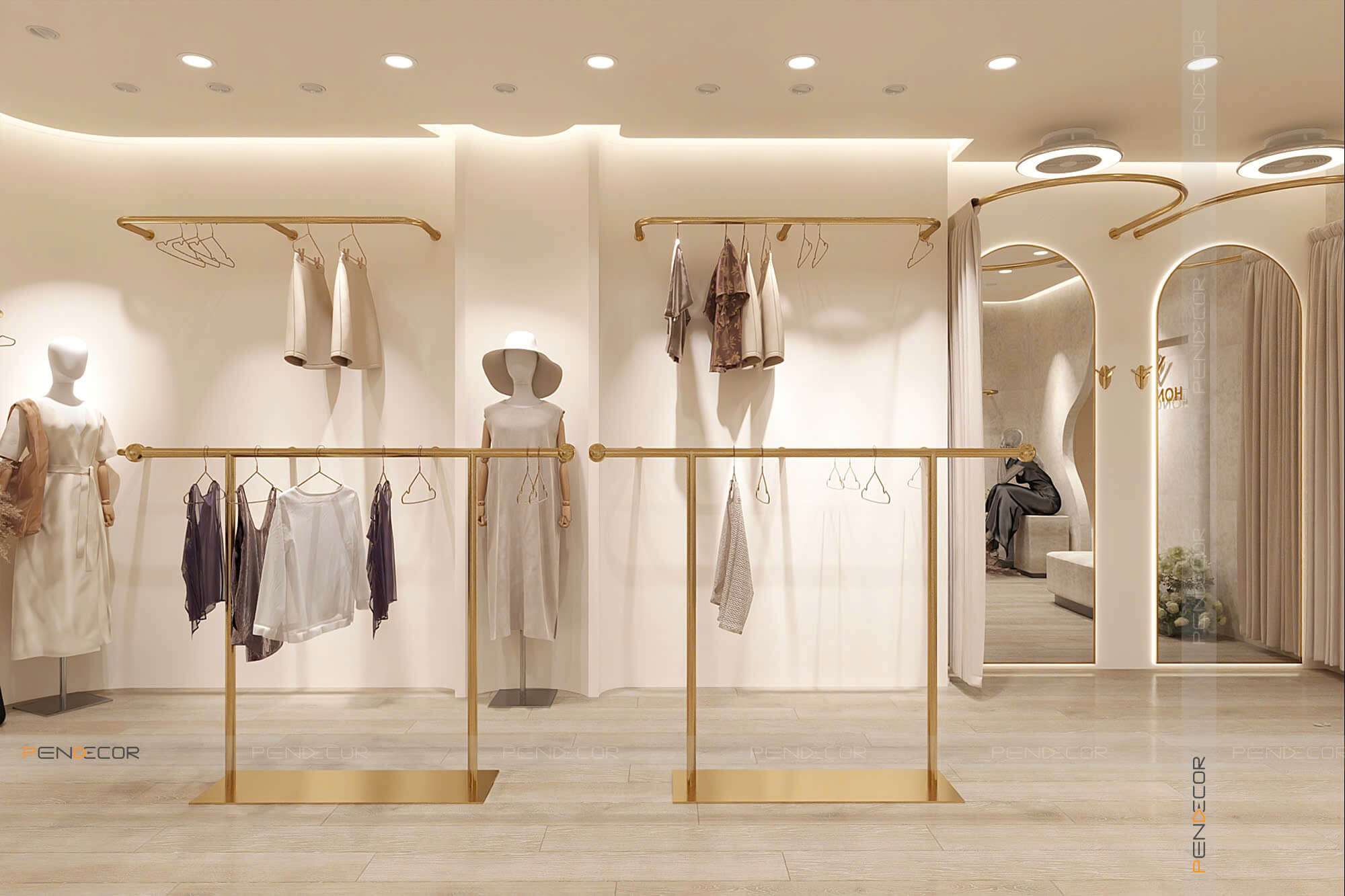 Thiết Kế Shop Thời Trang Nữ Hong Vic