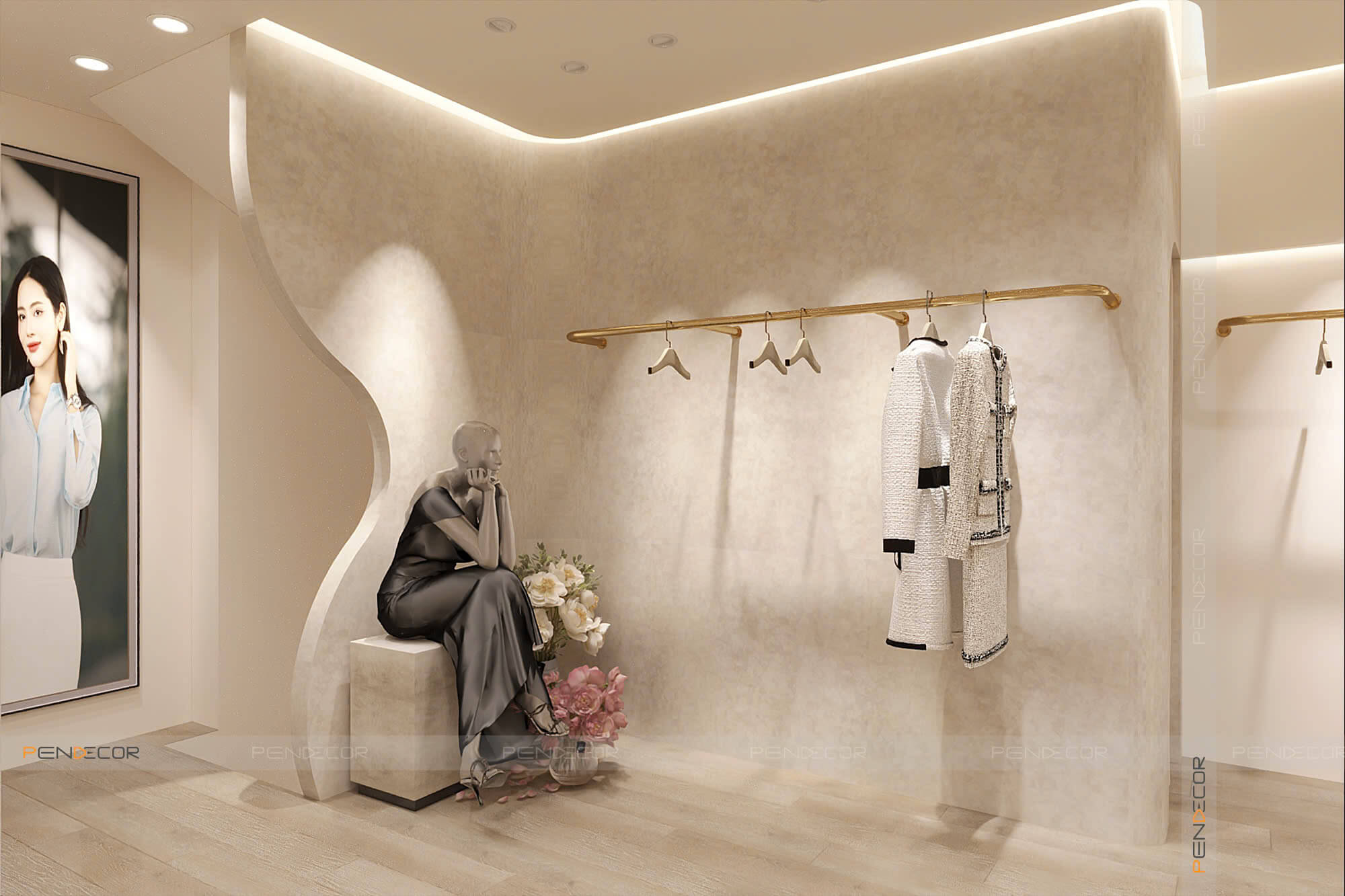 Thiết Kế Shop Thời Trang Nữ Hong Vic