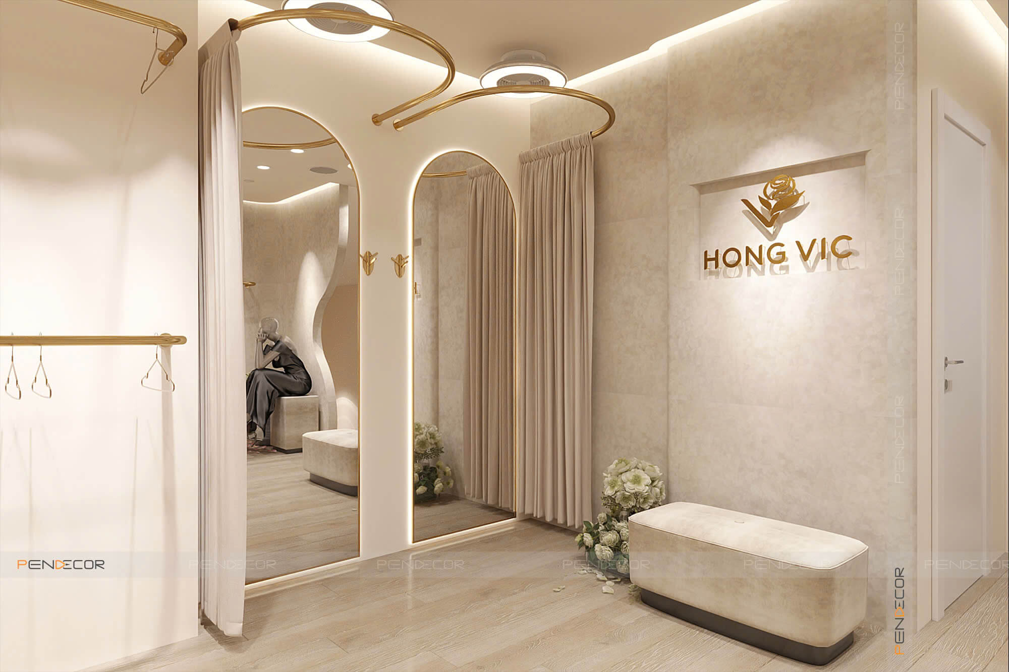 Thiết Kế Shop Thời Trang Nữ Hong Vic