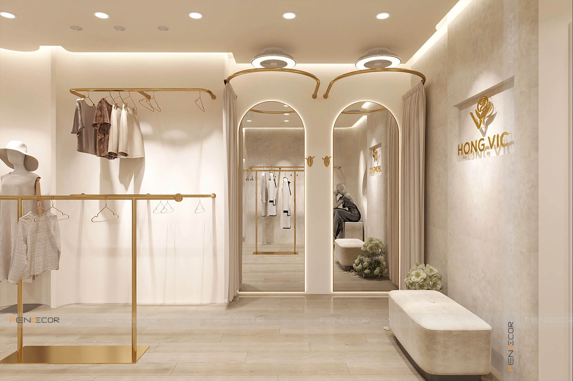 Thiết Kế Shop Thời Trang Nữ Hong Vic